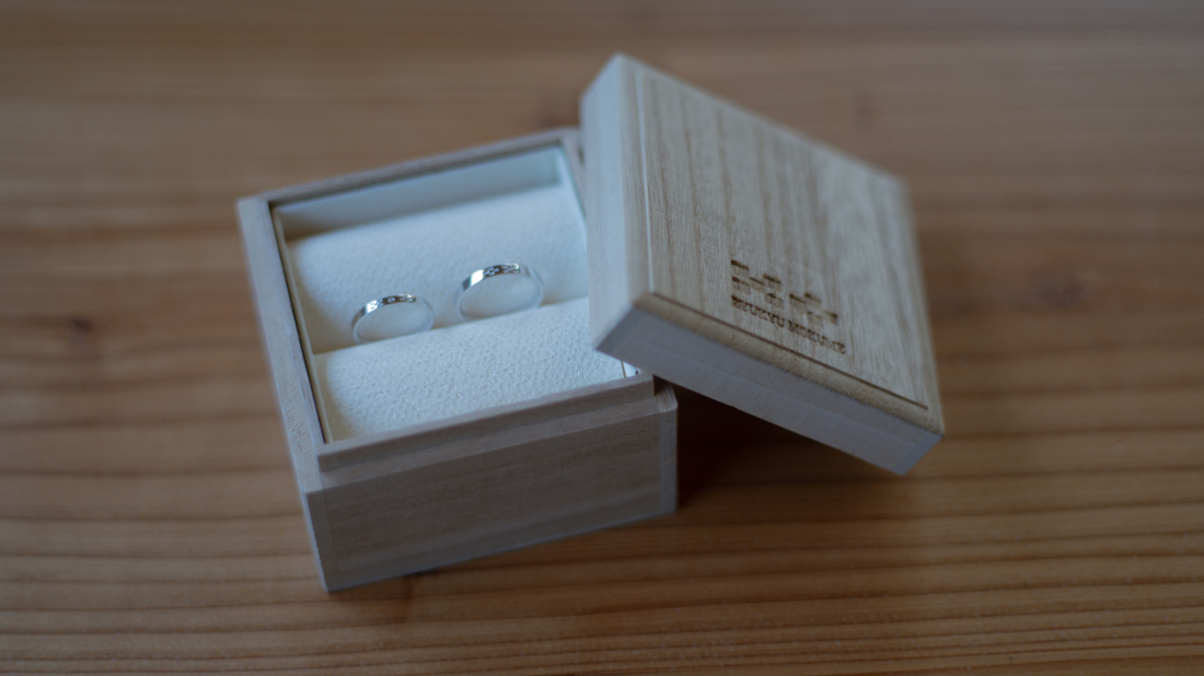 琉球杢目結婚指輪納品ケース